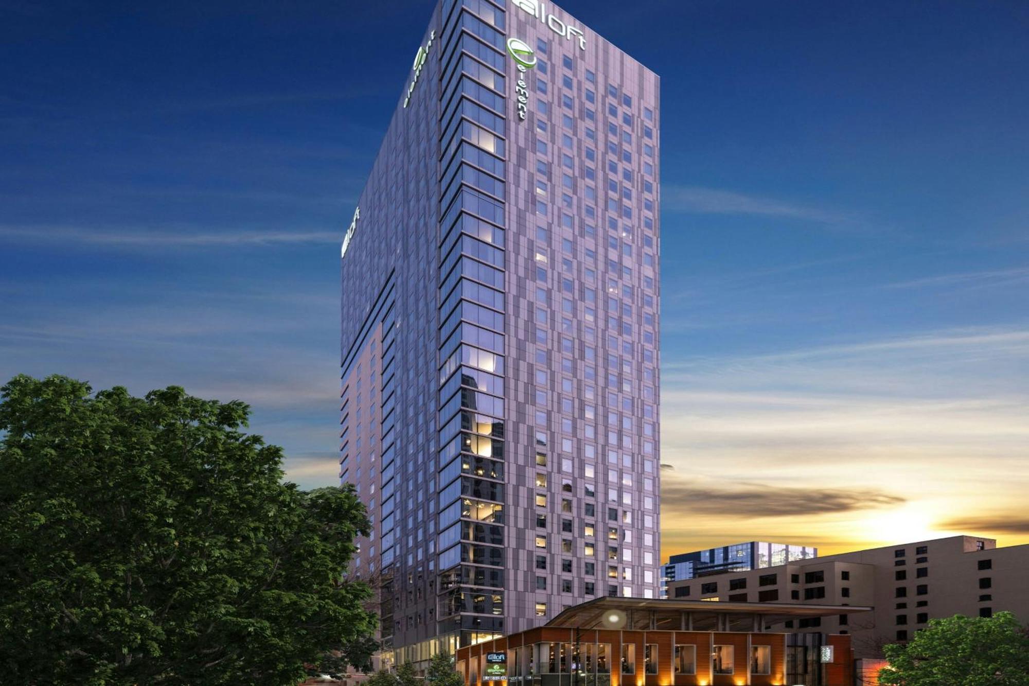 Aloft Austin Downtown Hotel Exterior foto